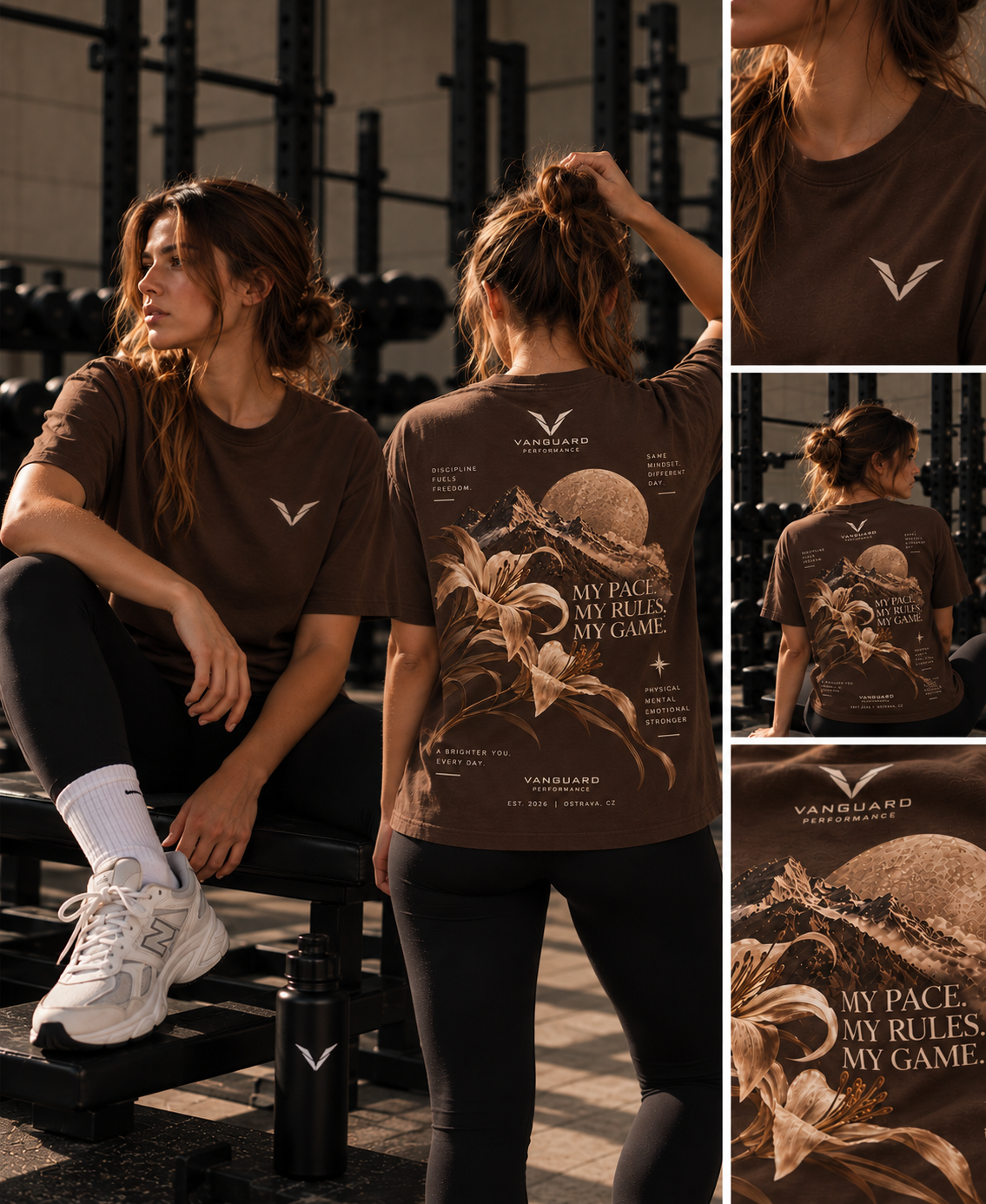 Own Rules Brown T-shirt