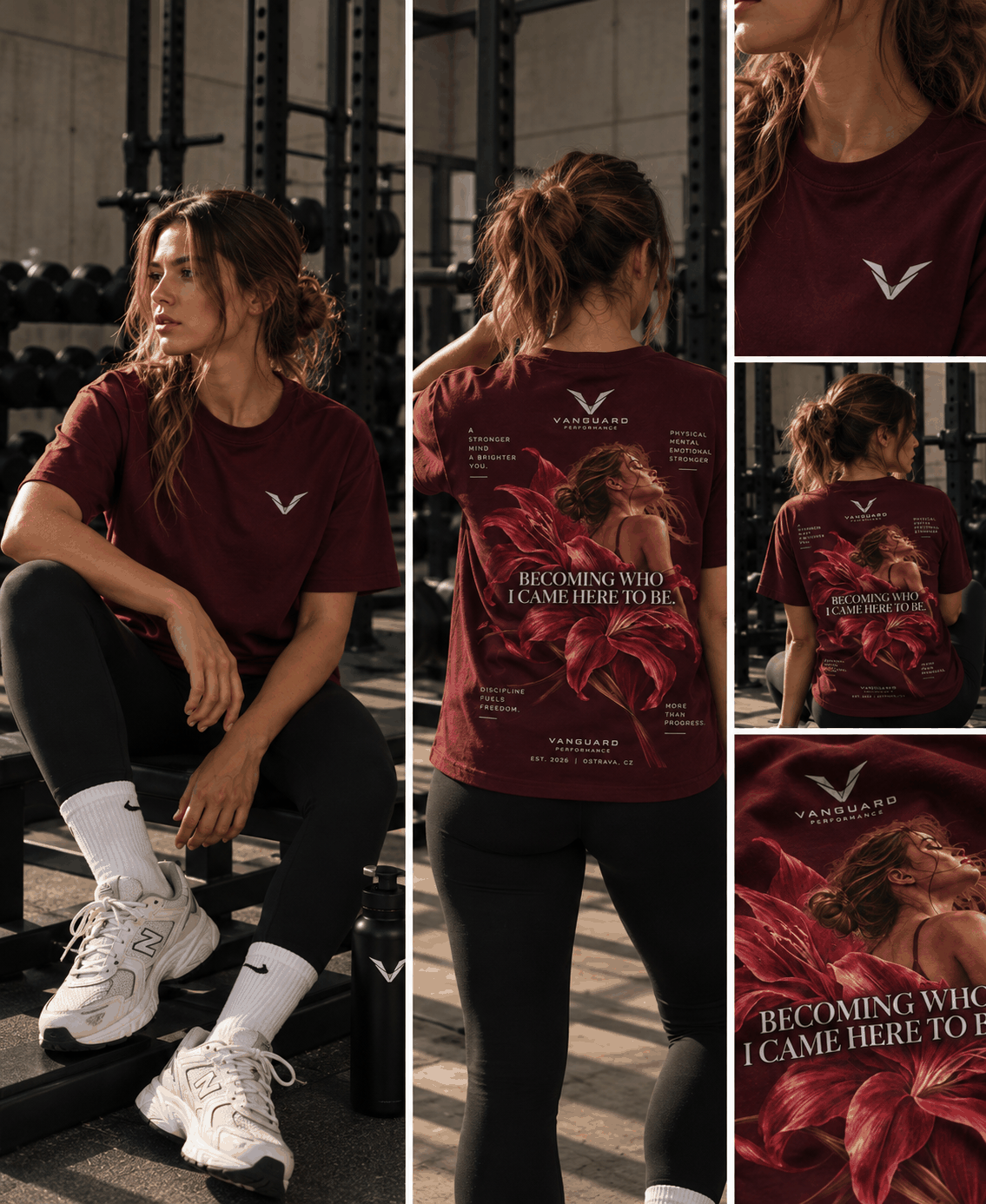 Becoming Burgundy T-shirt